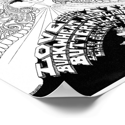 LoveStreetLightCircusflyer日付 ポスター (角)