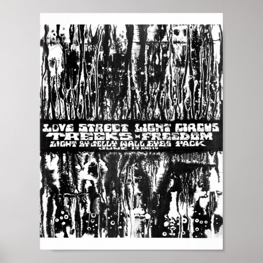 LoveStreetLightCircusflyer 6月13日&14'69 ポスター (正面)