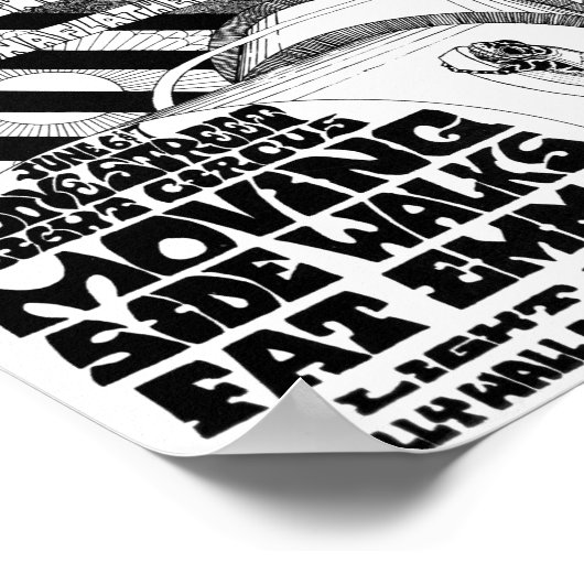 LoveStreetLightCircusflyer 6月6&7'69 ポスター (角)