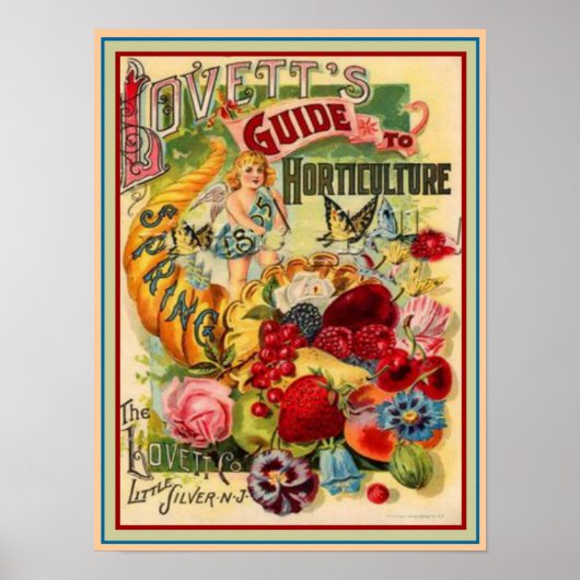 Lovett's 1895 Horticulture Guide 12x16 ポスター (正面)