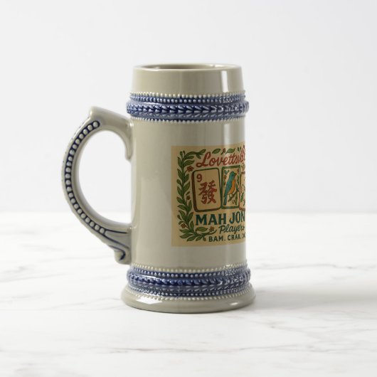 Lovettsville Mah Jongg Stein ビールジョッキ (左)