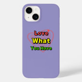 LoveWhatYou Case-Mate iPhoneケース (裏面)