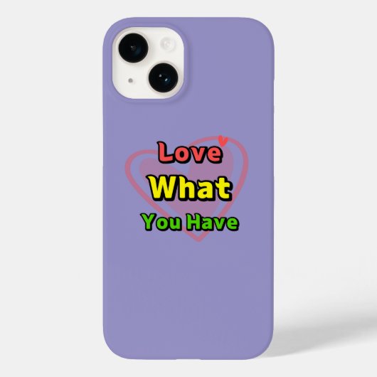 LoveWhatYou Case-Mate iPhoneケース (裏面)
