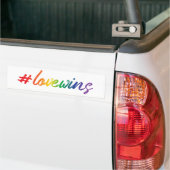 #LoveWins バンパーステッカー (トラック上)