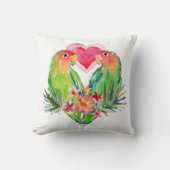 LOVEYの仲の良い恋人同士の熱帯バレンタイン クッション (正面)