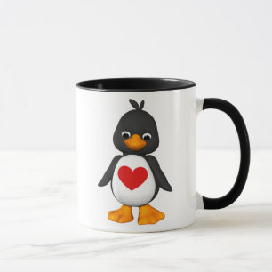 LoveyペンギンのマグのGilliandのグラフィックのロゴ マグカップ
