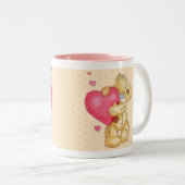 Lovey Doveyくま ツートーンマグカップ (正面右)