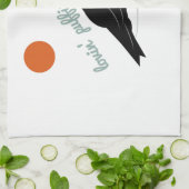 Lovinのツノメドリ キッチンタオル (折り畳み)