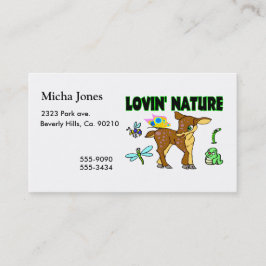 Lovinの自然動物 名刺