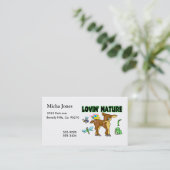 Lovinの自然動物 名刺 (スタンド正面)