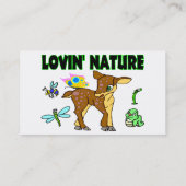 Lovinの自然動物 名刺 (裏面)