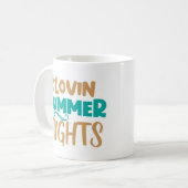 Lovin夏の夜:暖かい夕べ魔法 コーヒーマグカップ (正面左)