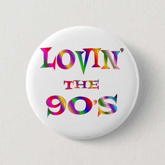 Lovin 90年代 缶バッジ (正面)