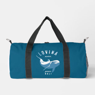 Lovina Bali – イルカと一緒に泳ぐTシャツ ダッフルバッグ