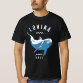 Lovina Bali – イルカと一緒に泳ぐTシャツ Tシャツ (正面)