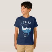 Lovina Bali – イルカと一緒に泳ぐTシャツ Tシャツ (正面フル)