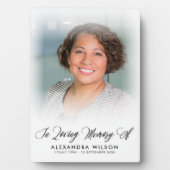 Loving モダン Memory Photo フォトプラーク (正面)