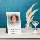 Loving モダン Memory Photo フォトプラーク (側面)