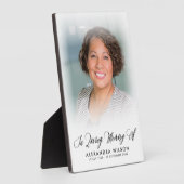 Loving モダン Memory Photo フォトプラーク (側面)