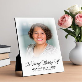 Loving モダン Memory Photo フォトプラーク