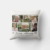 Loving モダン Memory Photo Collage クッション (裏面)