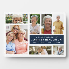 Loving モダン Memory Photo Collage フォトプラーク