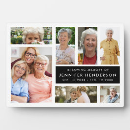 Loving モダン Memory Photo Collage フォトプラーク