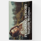 Loving ユニーク Memory Photo 横断幕 (縦)