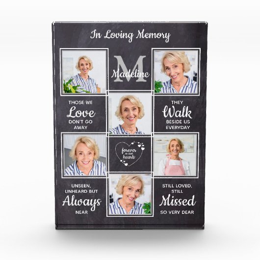 Loving 素朴 Memory悔やみや弔慰Keepsake フォトブロック (正面)