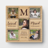 Loving 素朴 Memory Memorial Keepsake Photo フォトプラーク (正面)