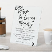 Loving 結婚 Memory'パーソナライズされた 台座サイン (インサイチュ)