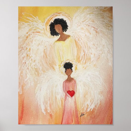 Loving Angel Premium Canvas Poster (8 x 10) ポスター (正面)