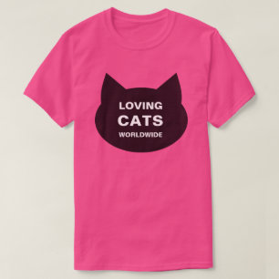 LOVING CATS WORLDWIDE子猫ロゴクラシックティー Tシャツ