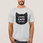 LOVING CATS WORLDWIDE子猫ロゴクラシックティー Tシャツ (正面)