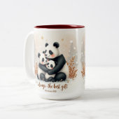 Loving Christmas Mom Mug ツートーンマグカップ (正面左)