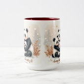 Loving Christmas Mom Mug ツートーンマグカップ (中央)