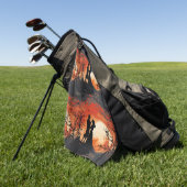 Loving Couple  ゴルフタオル (グリーン)