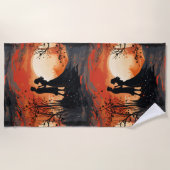 Loving Couple  ビーチタオル (正面)