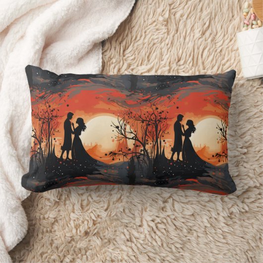 Loving Couple  ランバークッション (ブランケット)