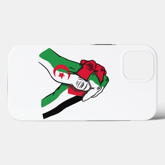 loving handshake between palestine and algeria Case-Mate iPhoneケース (裏面 (横))