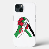 loving handshake between palestine and algeria Case-Mate iPhoneケース (裏面)