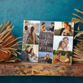 Loving Life With You 7 Photo Collage |木材 フォトプラーク (側面)