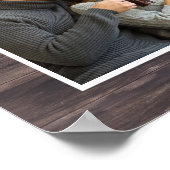 Loving Life with You 7 Photo Collage |木素朴材 ポスター (角)