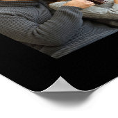 Loving Life with You 7 Photo Collage |黒 ポスター (角)