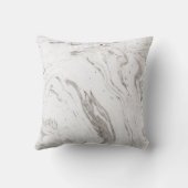 Loving Life with You 7 Photo Collage Gray Marble クッション (裏面)