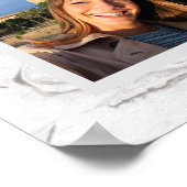 Loving Life with You 7 Photo Collage - Gray Marble ポスター (角)