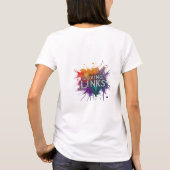 「Loving Links」はTシャツ魅力的デザイン Tシャツ (裏面)
