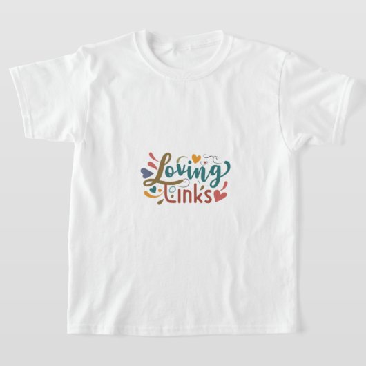 Loving Links Tシャツデザイン Tシャツ (レイダウン)