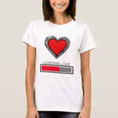 Loving Love Digitalハート Tシャツ (正面)