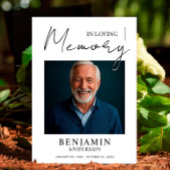 Loving Mamoryの葬儀発表写真 招待状